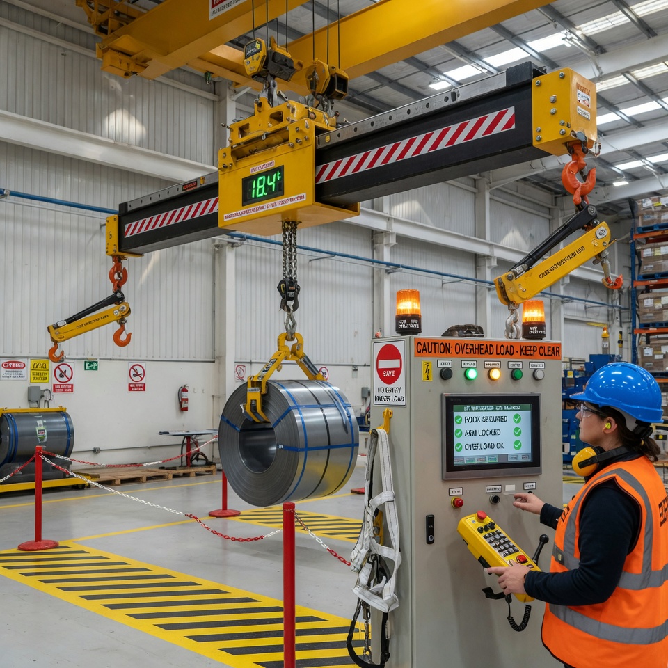 Specialist Heavy Duty Lifting Beam Relay & Automation Control System - MASK Control Systems Ltd